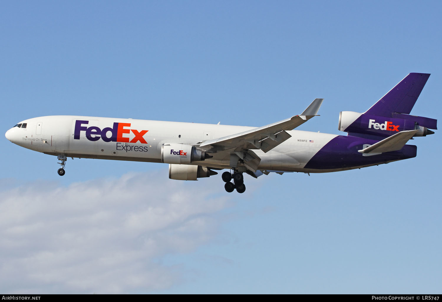 Aircraft Photo of N591FE | McDonnell Douglas MD-11/F | FedEx Express - Federal Express | AirHistory.net #377378