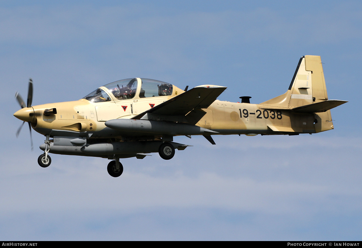 Aircraft Photo of 19-2038 | Embraer A-29B Super Tucano | USA - Air Force | AirHistory.net #377394