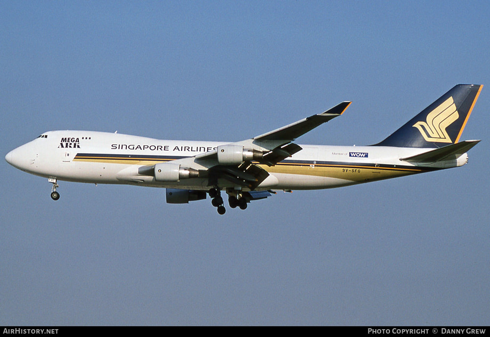 Aircraft Photo of 9V-SFG | Boeing 747-412F/SCD | Singapore Airlines Cargo | AirHistory.net #377397