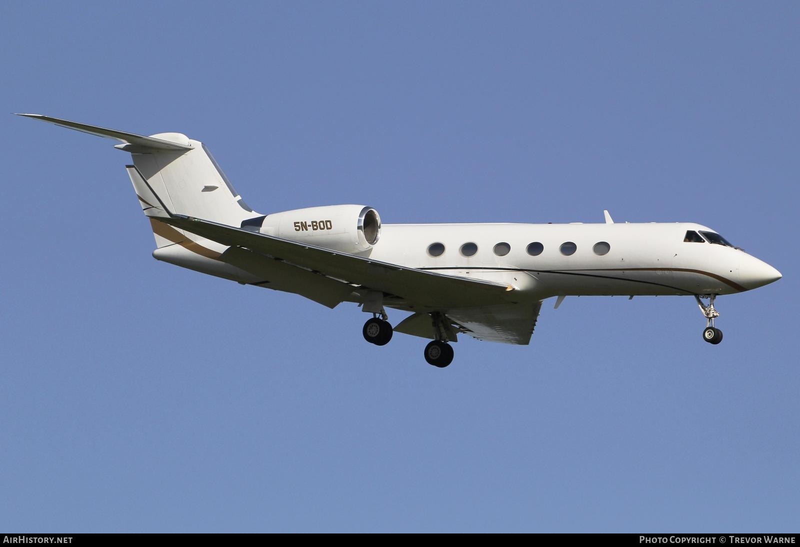 Aircraft Photo of 5N-BOD | Gulfstream Aerospace G-IV Gulfstream IV | AirHistory.net #377413