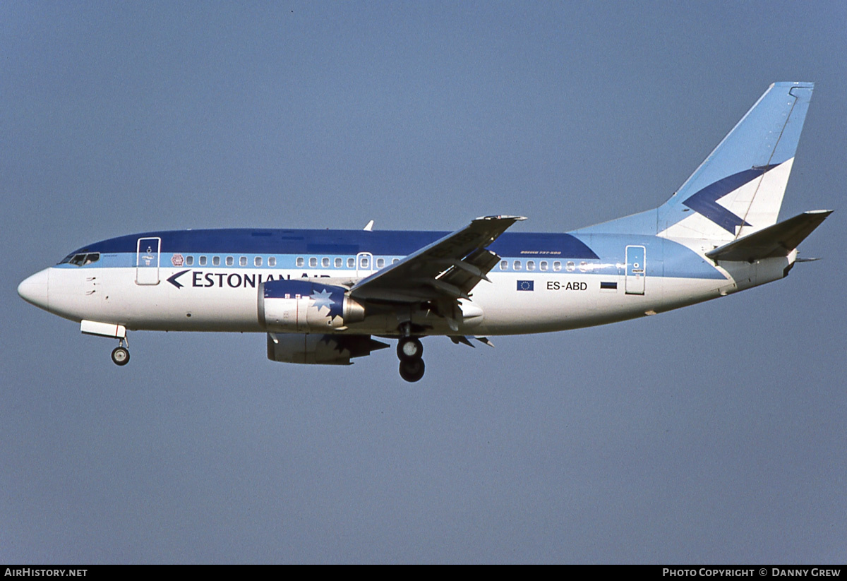Aircraft Photo of ES-ABD | Boeing 737-5Q8 | Estonian Air | AirHistory.net #377424