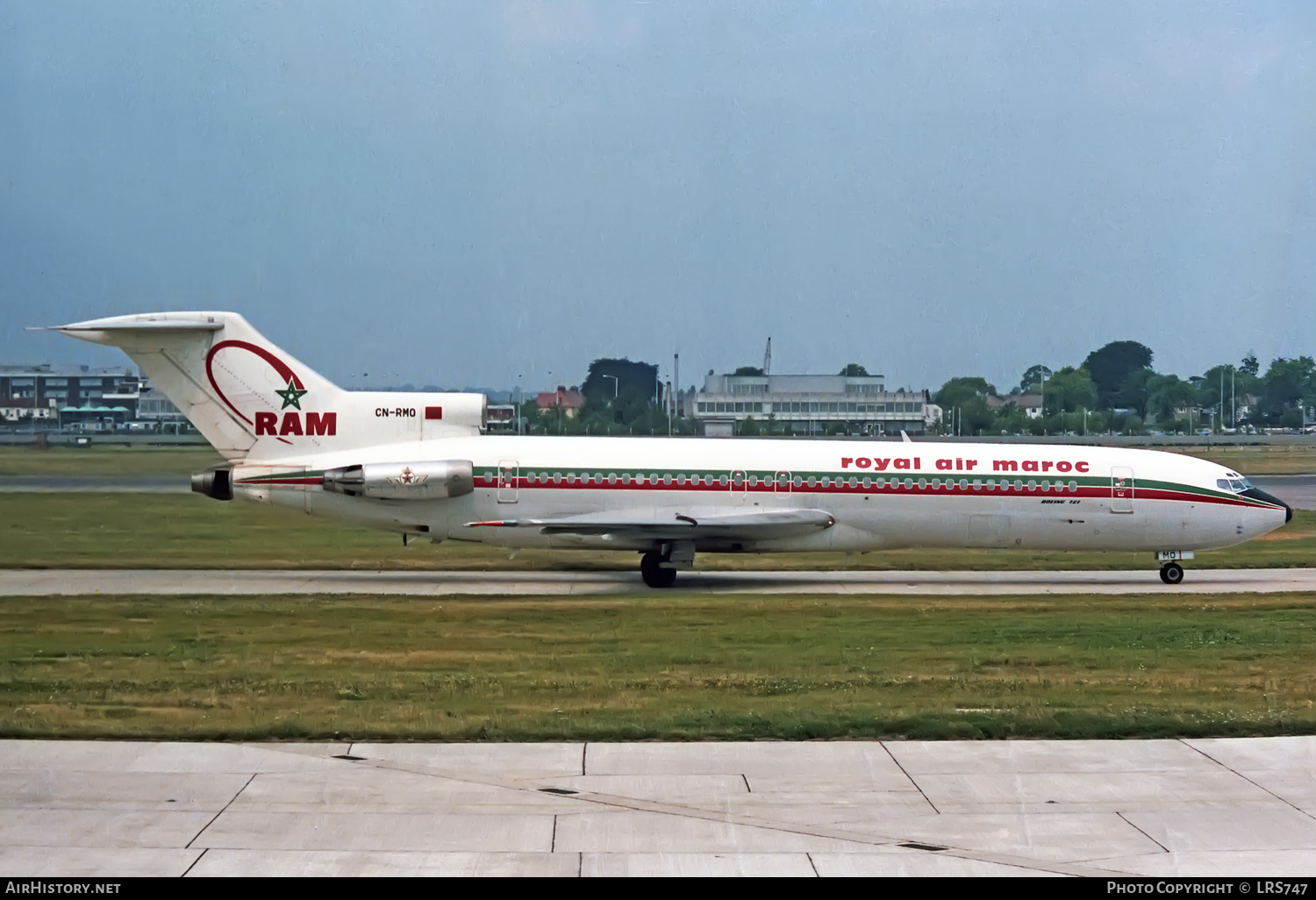 Aircraft Photo of CN-RMO | Boeing 727-2B6/Adv | Royal Air Maroc - RAM | AirHistory.net #377441