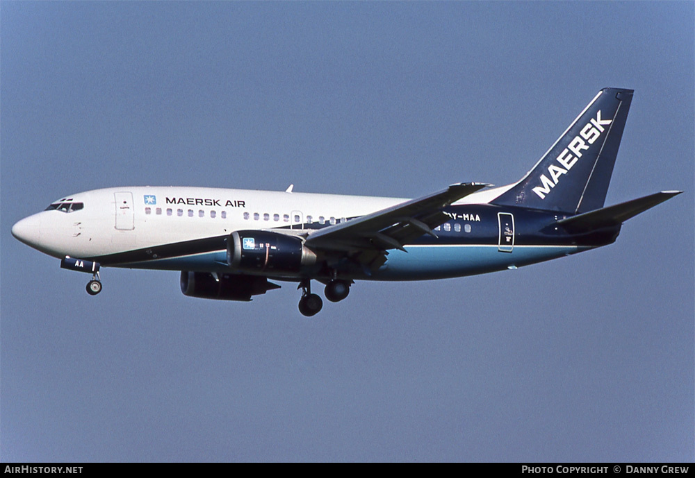 Aircraft Photo of OY-MAA | Boeing 737-5L9 | Maersk Air | AirHistory.net #377453