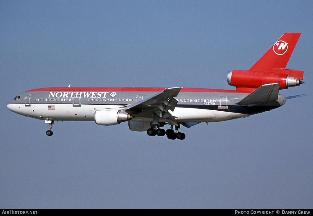 Aircraft Photo of N237NW | McDonnell Douglas DC-10-30(ER) | Northwest Airlines | AirHistory.net #377464