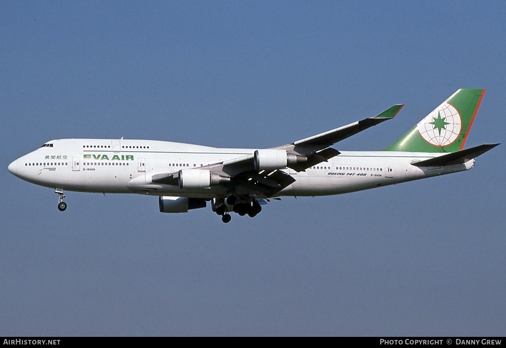 Aircraft Photo of B-16406 | Boeing 747-45EM | EVA Air | AirHistory.net #377487