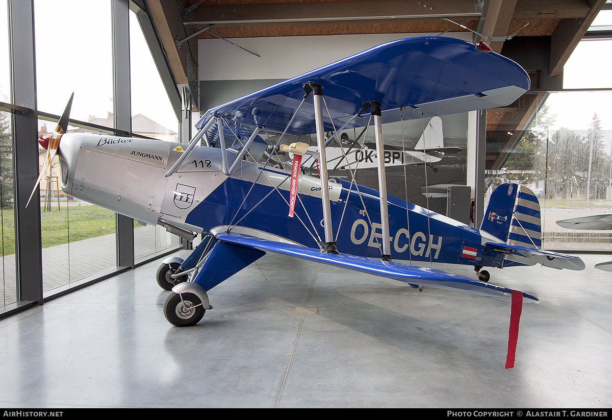 Aircraft Photo of OE-CGH | SSH T-131PA Jungmann | AirHistory.net #377506