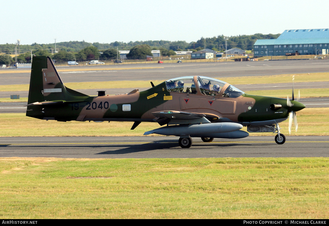 Aircraft Photo of 19-2040 | Embraer A-29B Super Tucano | USA - Air Force | AirHistory.net #377511