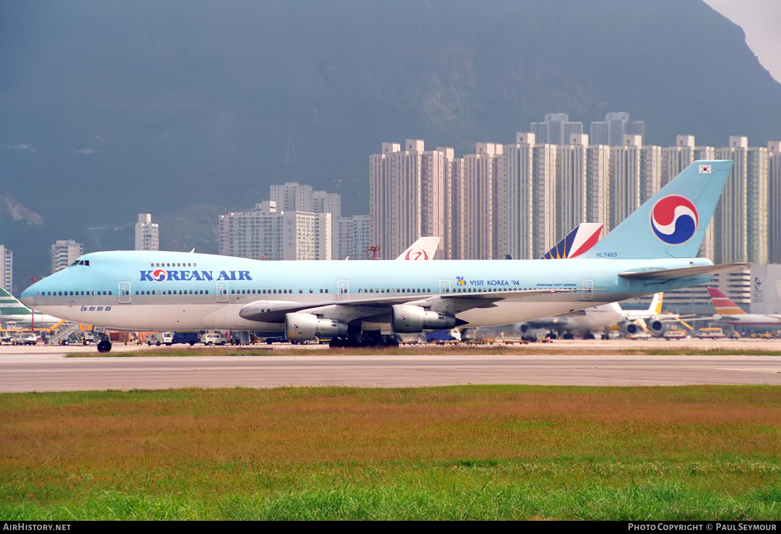 Aircraft Photo of HL7463 | Boeing 747-2B5B | Korean Air | AirHistory.net #377531