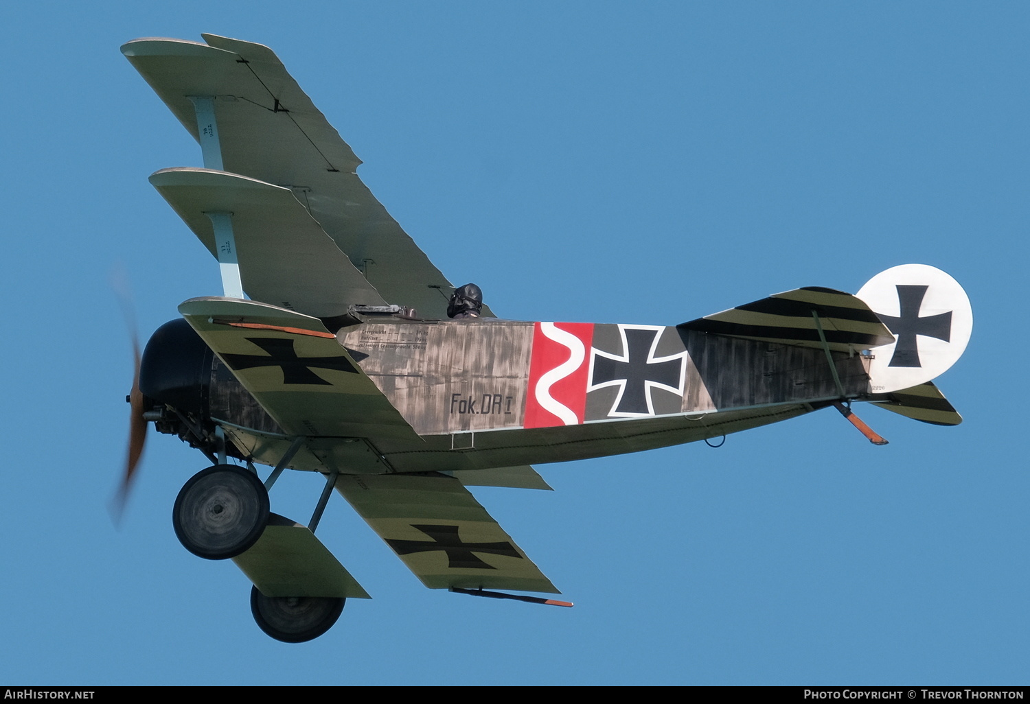 Aircraft Photo of G-CFHY / 556/17 | Fokker Dr.1 (replica) | Germany - Air Force | AirHistory.net #377549