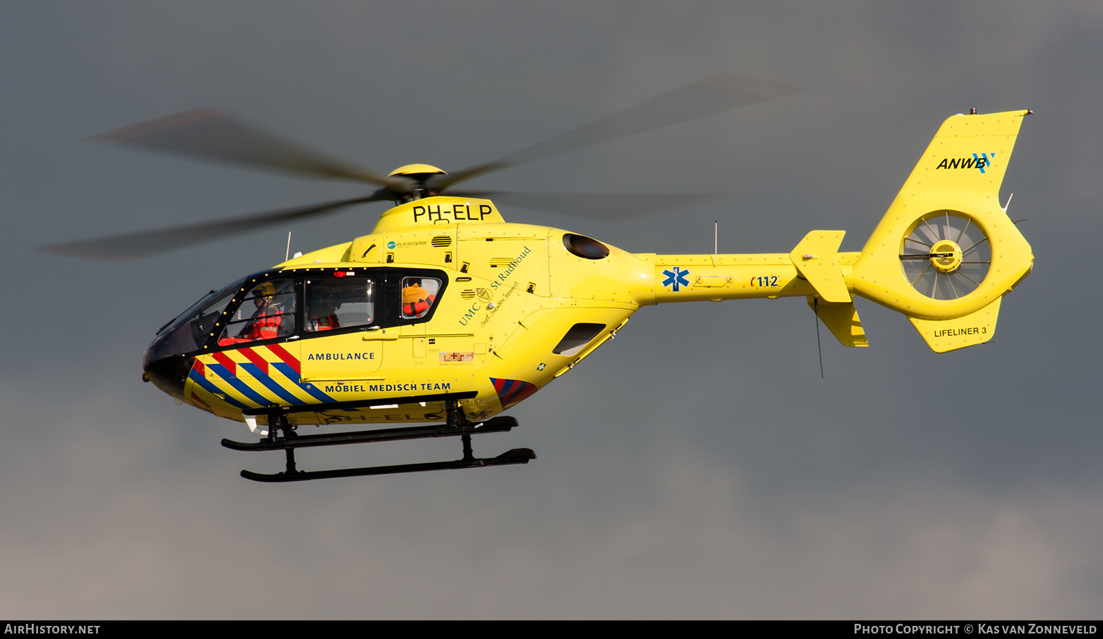Aircraft Photo of PH-ELP | Eurocopter EC-135T-2 | ANWB Mobiel Medisch Team | AirHistory.net #377550