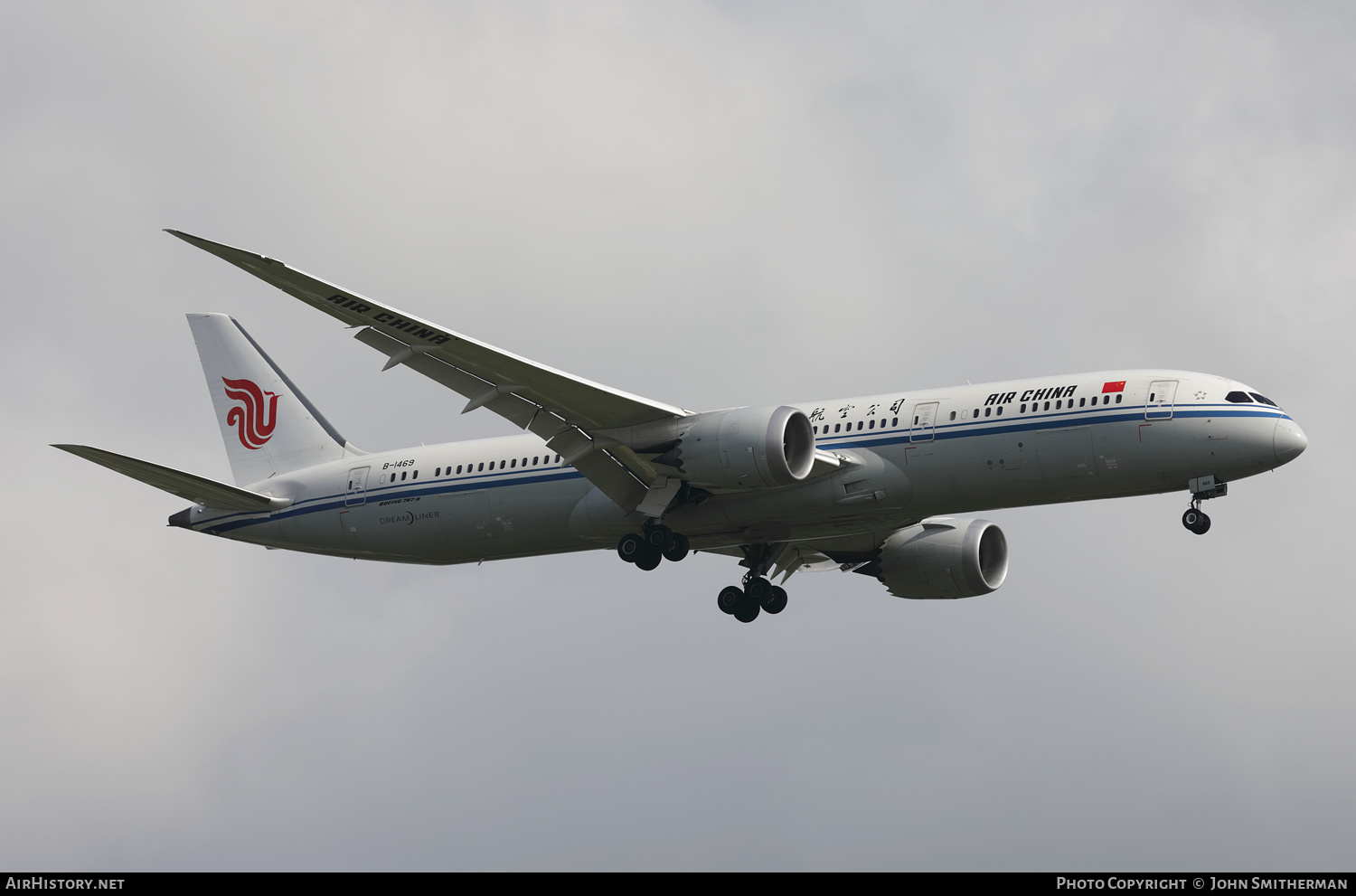 Aircraft Photo of B-1469 | Boeing 787-9 Dreamliner | Air China | AirHistory.net #377567