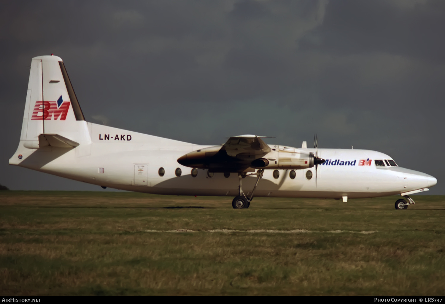 Aircraft Photo of LN-AKD | Fokker F27-200 Friendship | British Midland Airways - BMA | AirHistory.net #377568