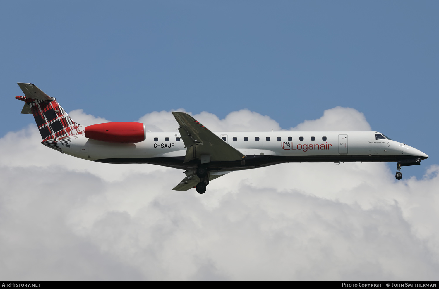 Aircraft Photo of G-SAJF | Embraer ERJ-145EP (EMB-145EP) | Loganair | AirHistory.net #377580