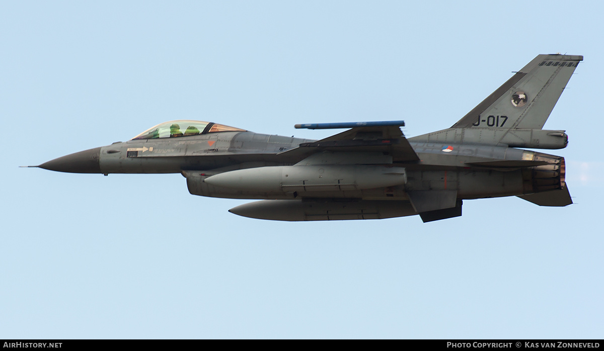 Aircraft Photo of J-017 | General Dynamics F-16AM Fighting Falcon | Netherlands - Air Force | AirHistory.net #377584