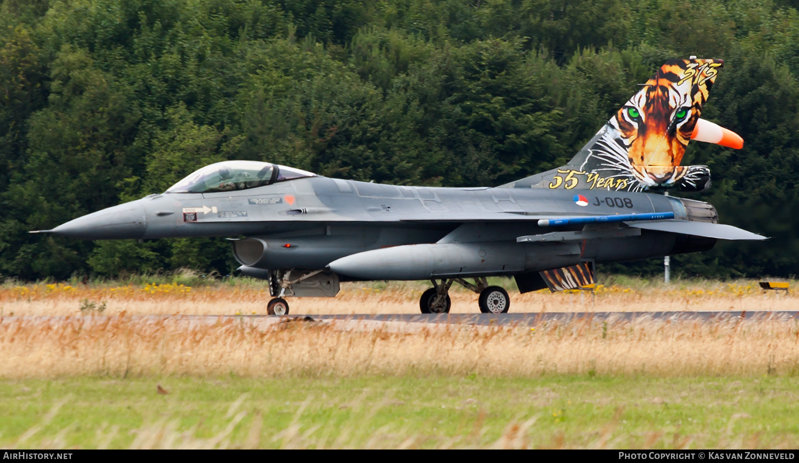 Aircraft Photo of J-008 | General Dynamics F-16AM Fighting Falcon | Netherlands - Air Force | AirHistory.net #377586