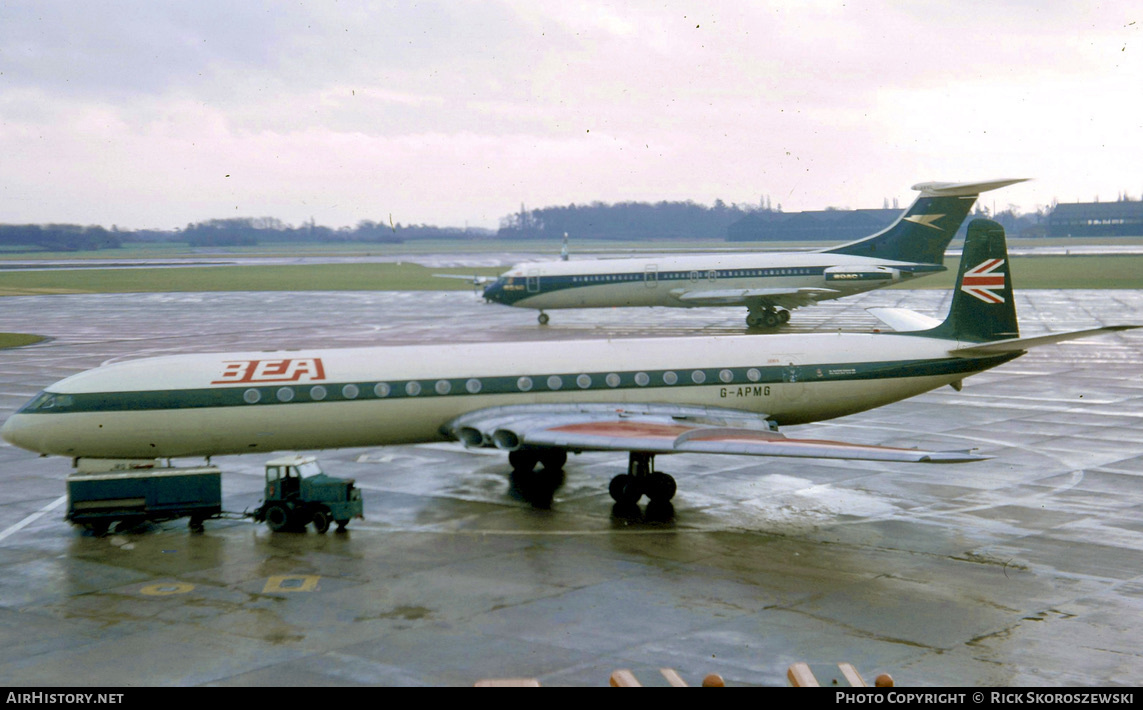 Aircraft Photo of G-APMG | De Havilland D.H. 106 Comet 4B | BEA - British European Airways | AirHistory.net #377588