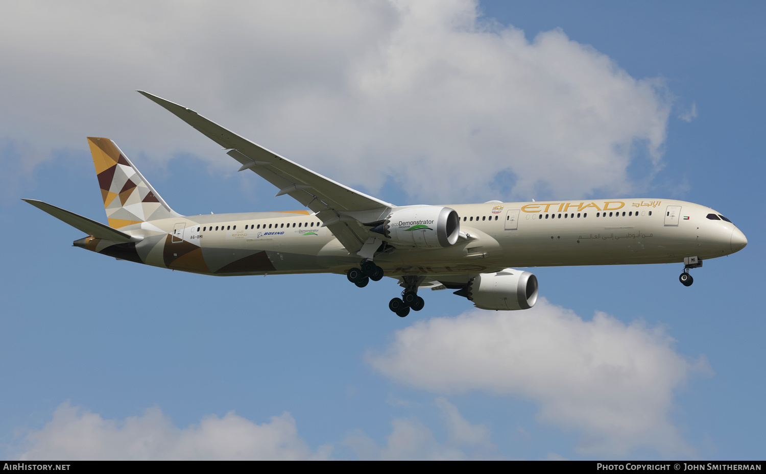 Aircraft Photo of A6-BMI | Boeing 787-10 Dreamliner | Etihad Airways | AirHistory.net #377592