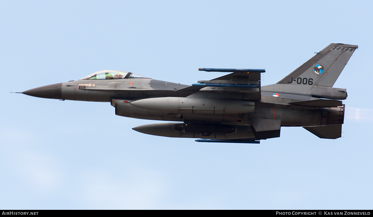 Aircraft Photo of J-006 | Lockheed F-16AM Fighting Falcon | Netherlands - Air Force | AirHistory.net #377600