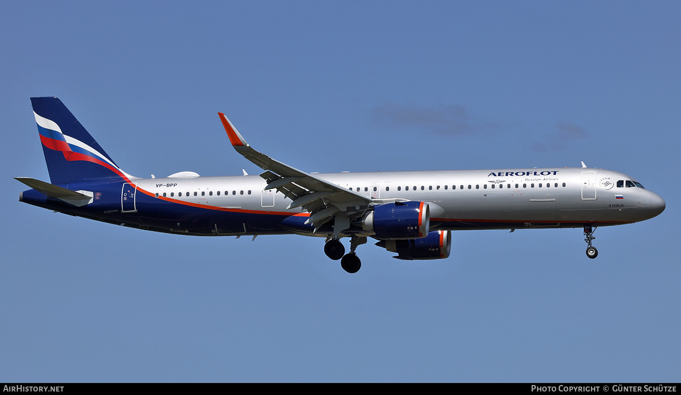 Aircraft Photo of VP-BPP | Airbus A321-251NX | Aeroflot - Russian Airlines | AirHistory.net #377620