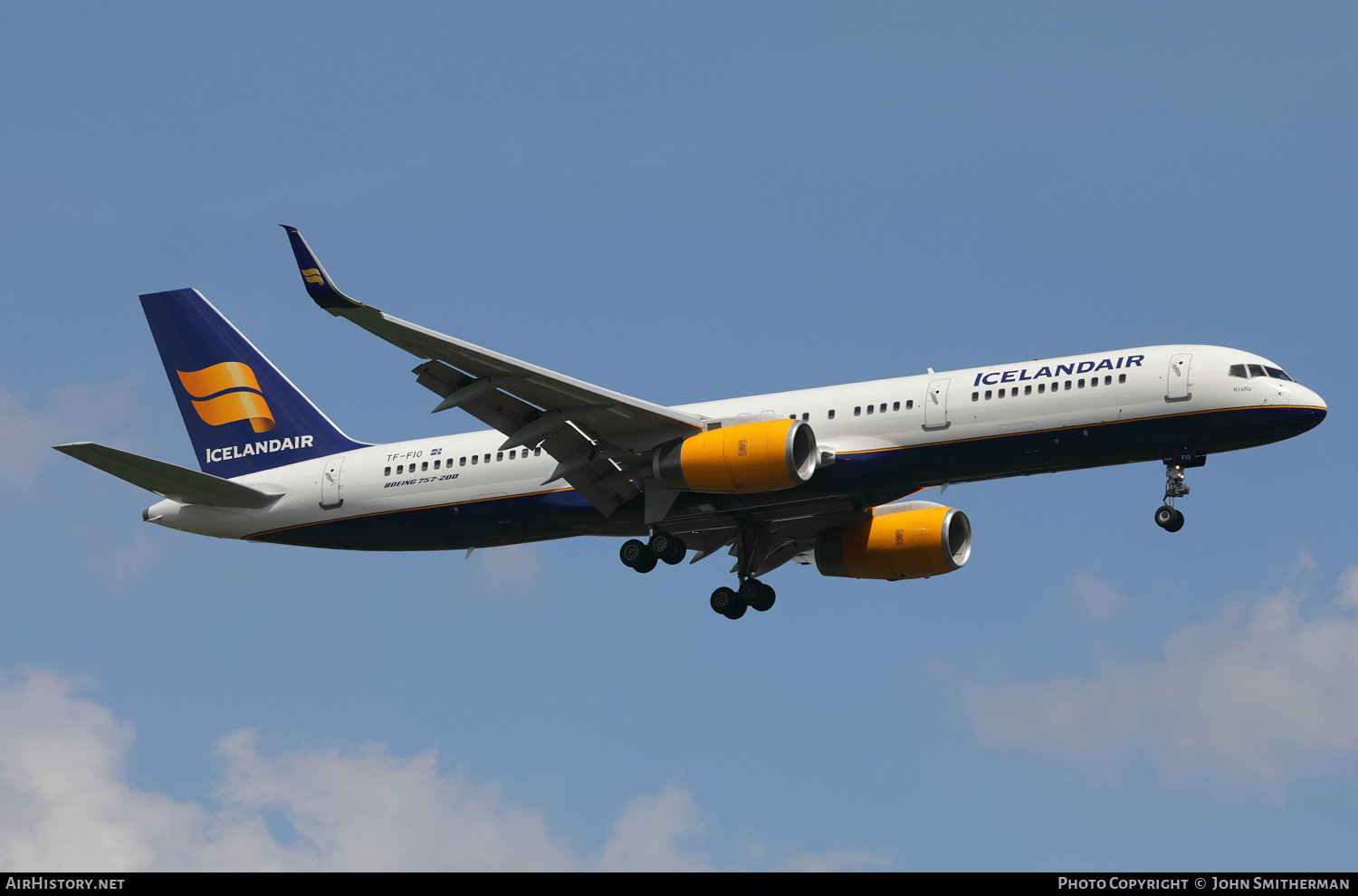 Aircraft Photo of TF-FIO | Boeing 757-208 | Icelandair | AirHistory.net #377625