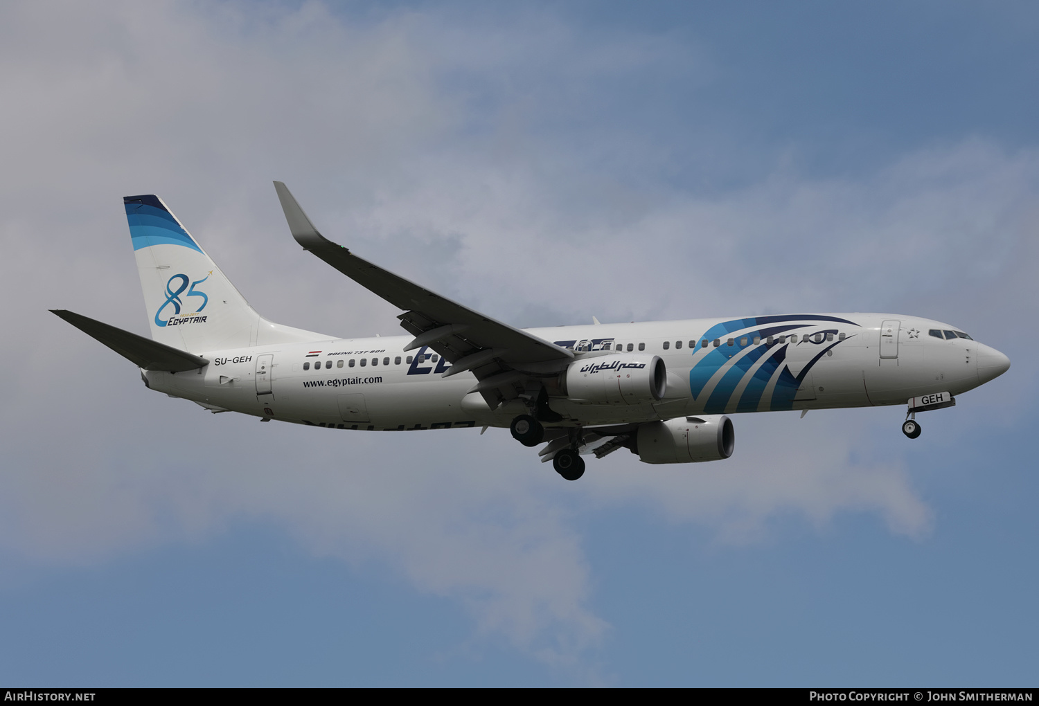 Aircraft Photo of SU-GEH | Boeing 737-800 | EgyptAir | AirHistory.net #377626