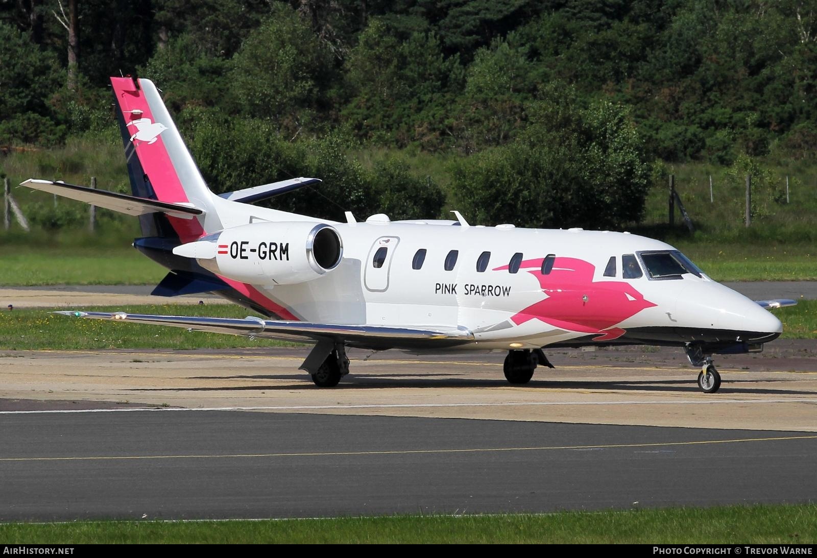 Aircraft Photo of OE-GRM | Cessna 560XL Citation XLS+ | Pink Sparrow | AirHistory.net #377629