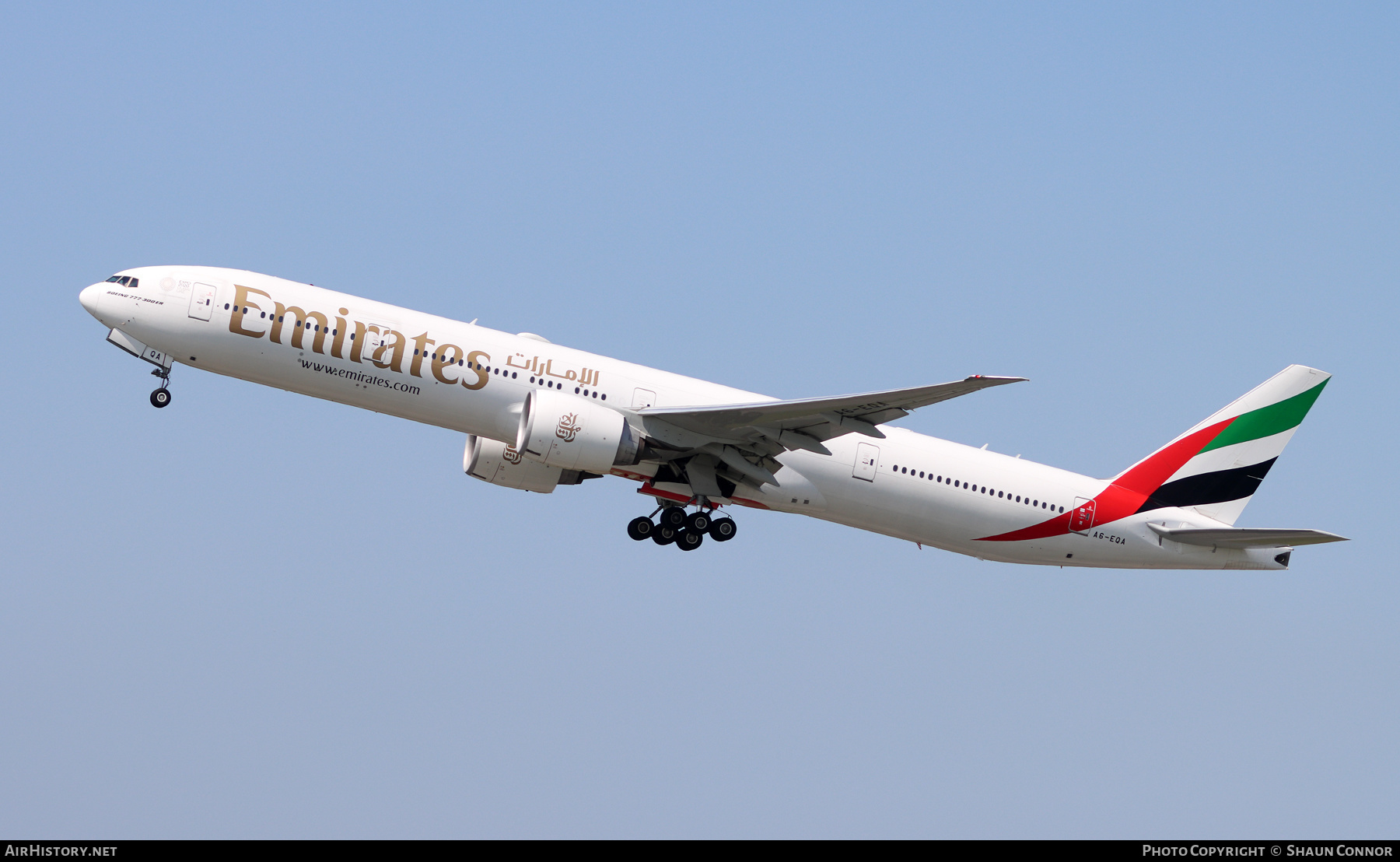 Aircraft Photo of A6-EQA | Boeing 777-300/ER | Emirates | AirHistory.net #377637