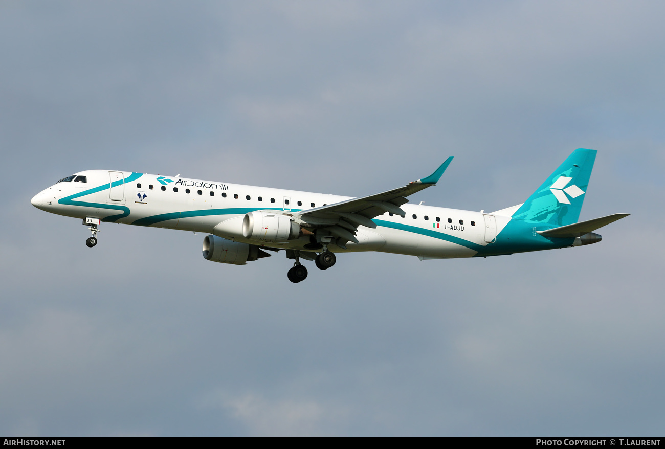 Aircraft Photo of I-ADJU | Embraer 195LR (ERJ-190-200LR) | Air Dolomiti | AirHistory.net #377639