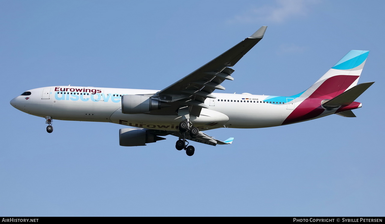 Aircraft Photo of D-AXGE | Airbus A330-202 | Eurowings Discover | AirHistory.net #377643