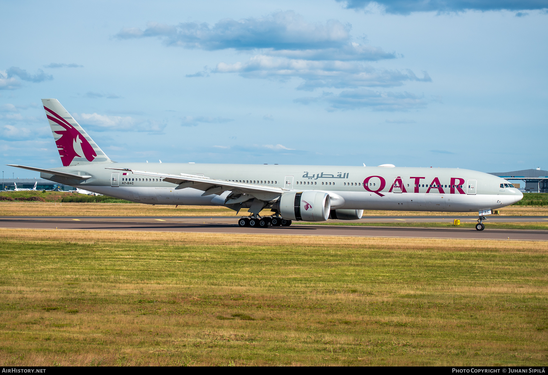 Aircraft Photo of A7-BAC | Boeing 777-3DZ/ER | Qatar Airways | AirHistory.net #377647