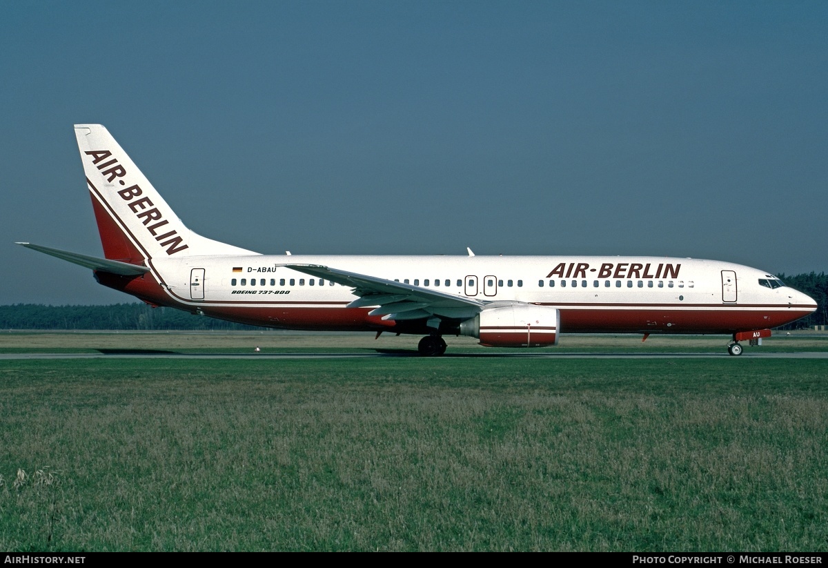 Aircraft Photo of D-ABAU | Boeing 737-86J | Air Berlin | AirHistory.net #377652