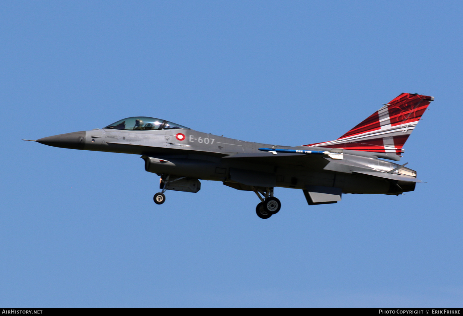 Aircraft Photo of E-607 | General Dynamics F-16AM Fighting Falcon | Denmark - Air Force | AirHistory.net #377686