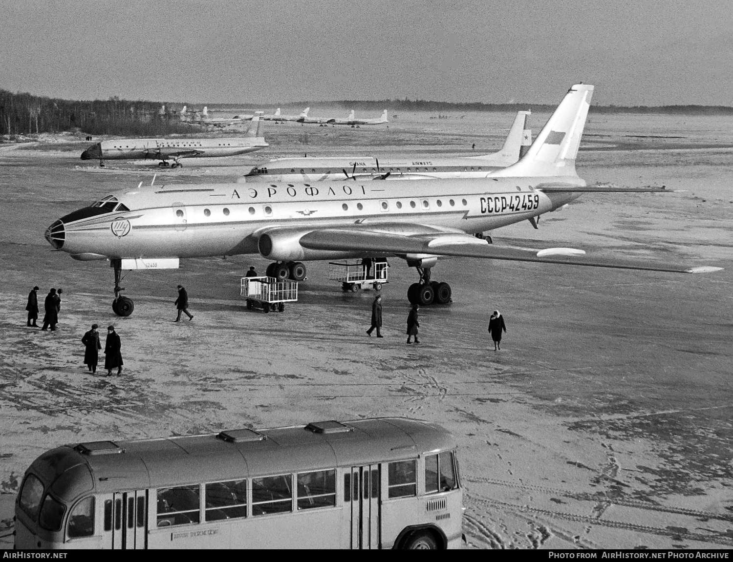 Aircraft Photo of CCCP-42459 | Tupolev Tu-104A | Aeroflot | AirHistory.net #377694