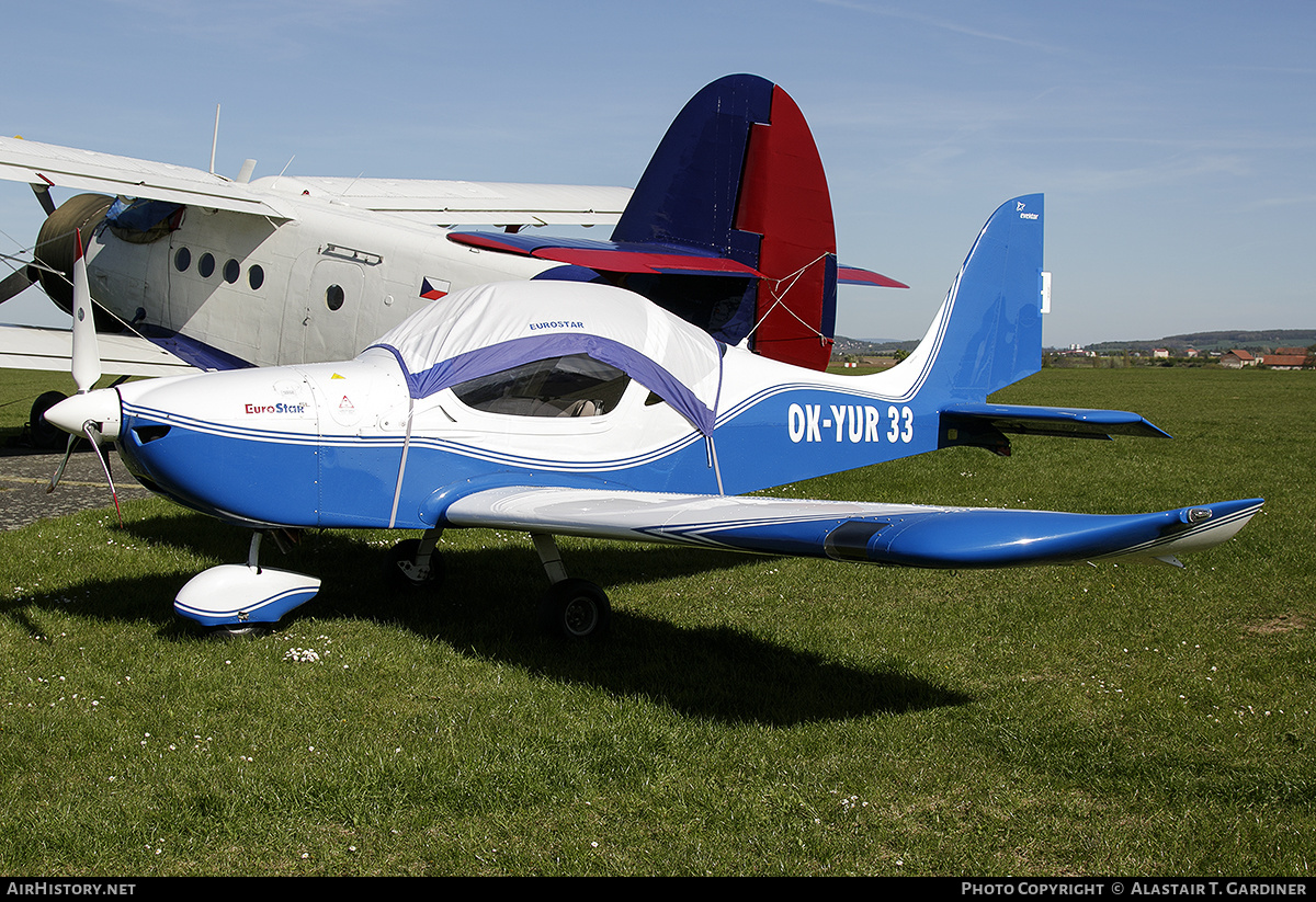 Aircraft Photo of OK-YUR 33 | Evektor-Aerotechnik EV-97 EuroStar SL | AirHistory.net #377718