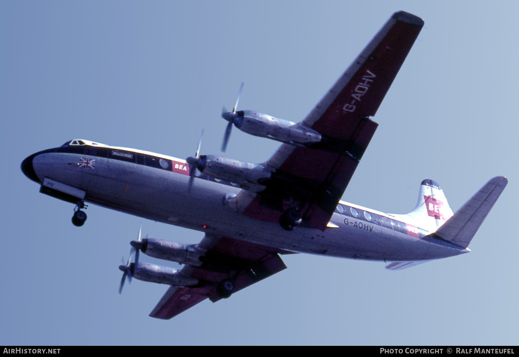 Aircraft Photo of G-AOHV | Vickers 802 Viscount | BEA - British European Airways | AirHistory.net #377722