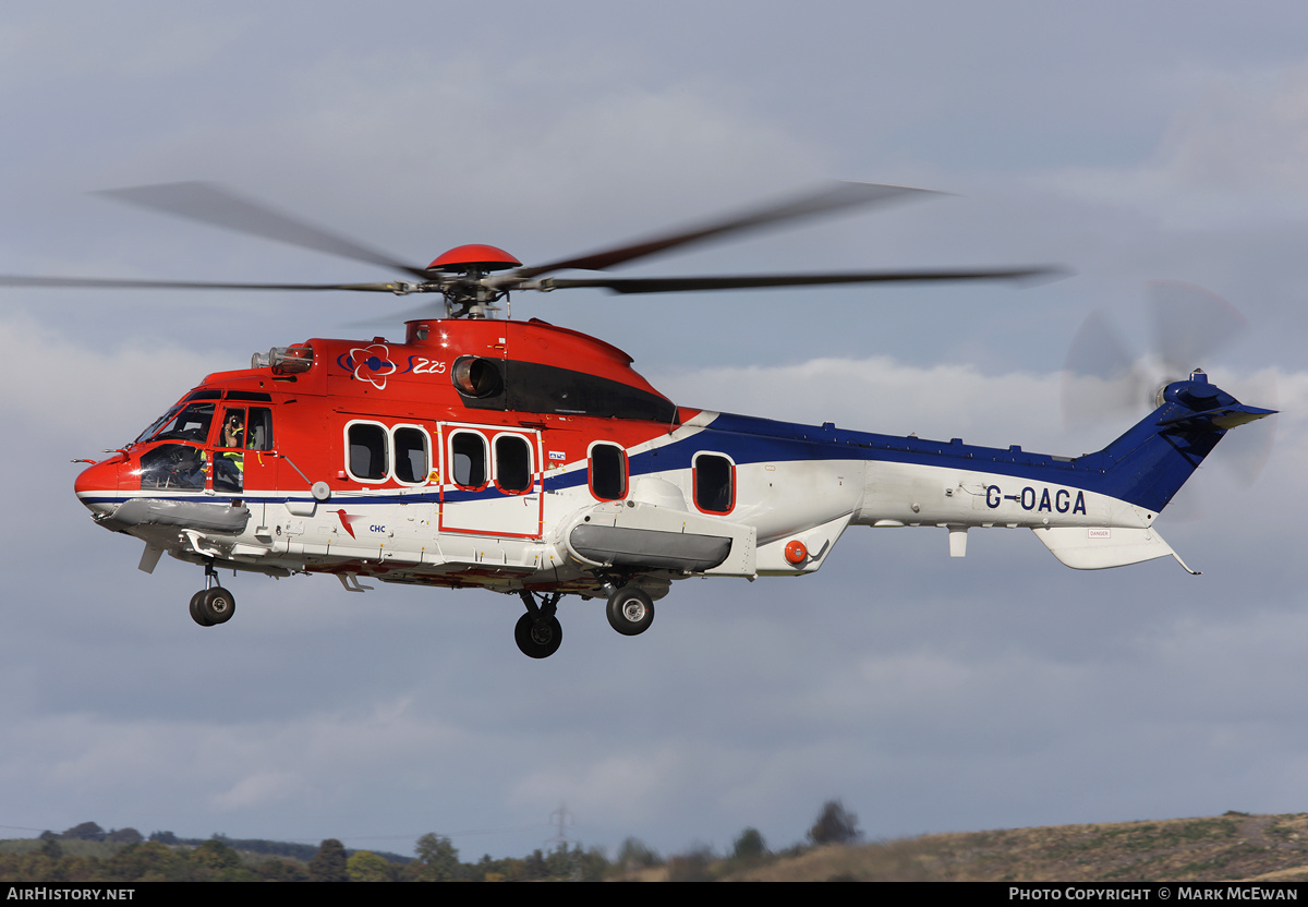 Aircraft Photo of G-OAGA | Eurocopter EC-225LP Super Puma Mk2+ | CHC Helicopters | AirHistory.net #377725
