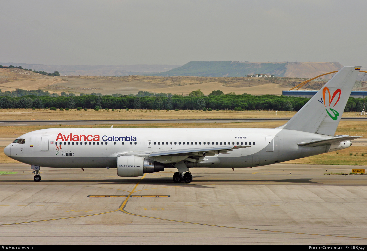 Aircraft Photo of N988AN | Boeing 767-284/ER | Avianca | AirHistory.net #377765