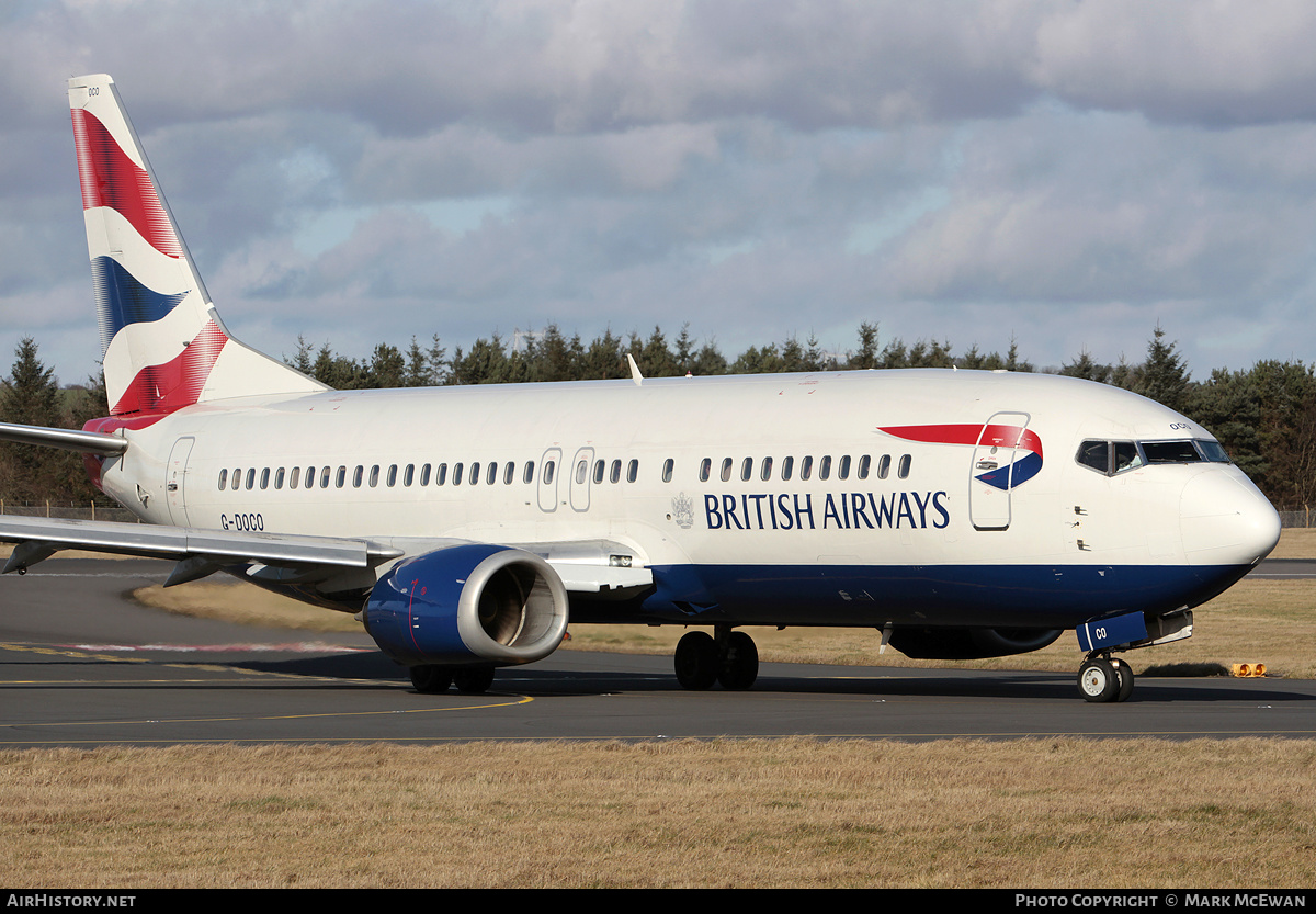 Aircraft Photo of G-DOCO | Boeing 737-436 | British Airways | AirHistory.net #377783