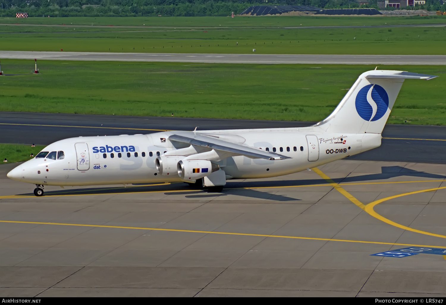 Aircraft Photo of OO-DWB | British Aerospace Avro 146-RJ100 | Sabena | AirHistory.net #377830