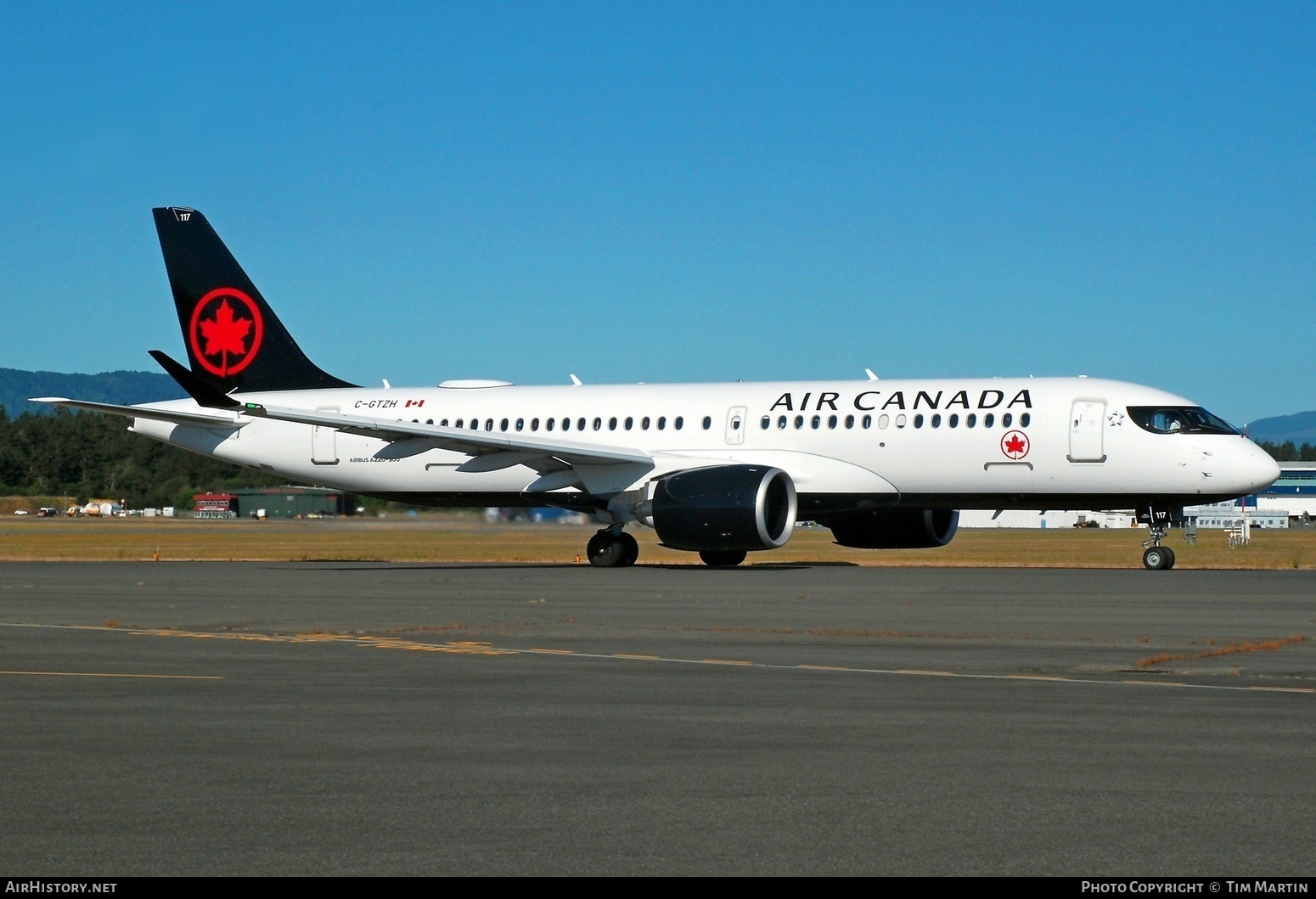 Aircraft Photo of C-GTZH | Airbus A220-371 (BD-500-1A11) | Air Canada | AirHistory.net #377835