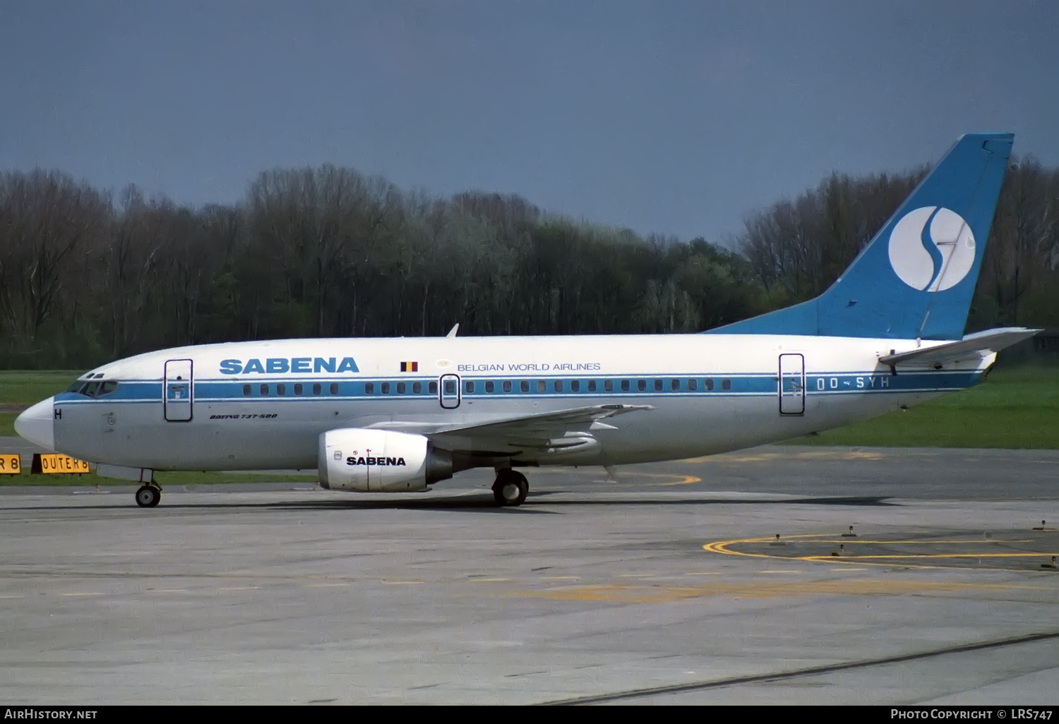 Aircraft Photo of OO-SYH | Boeing 737-529 | Sabena | AirHistory.net #377847