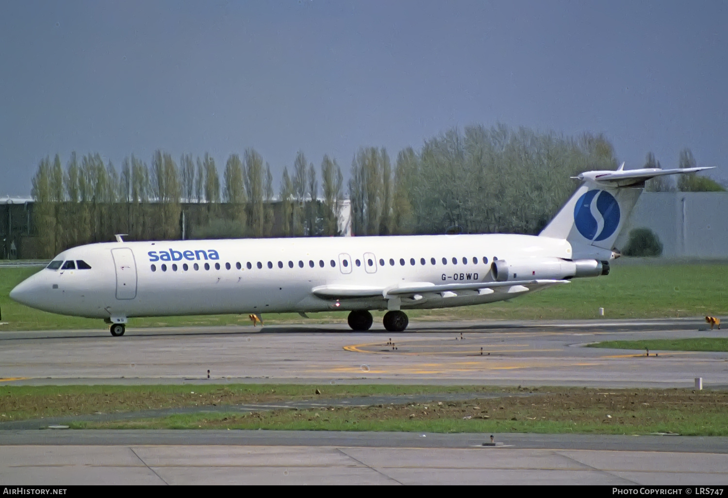 Aircraft Photo of G-OBWD | BAC 111-518FG One-Eleven | Sabena | AirHistory.net #377854