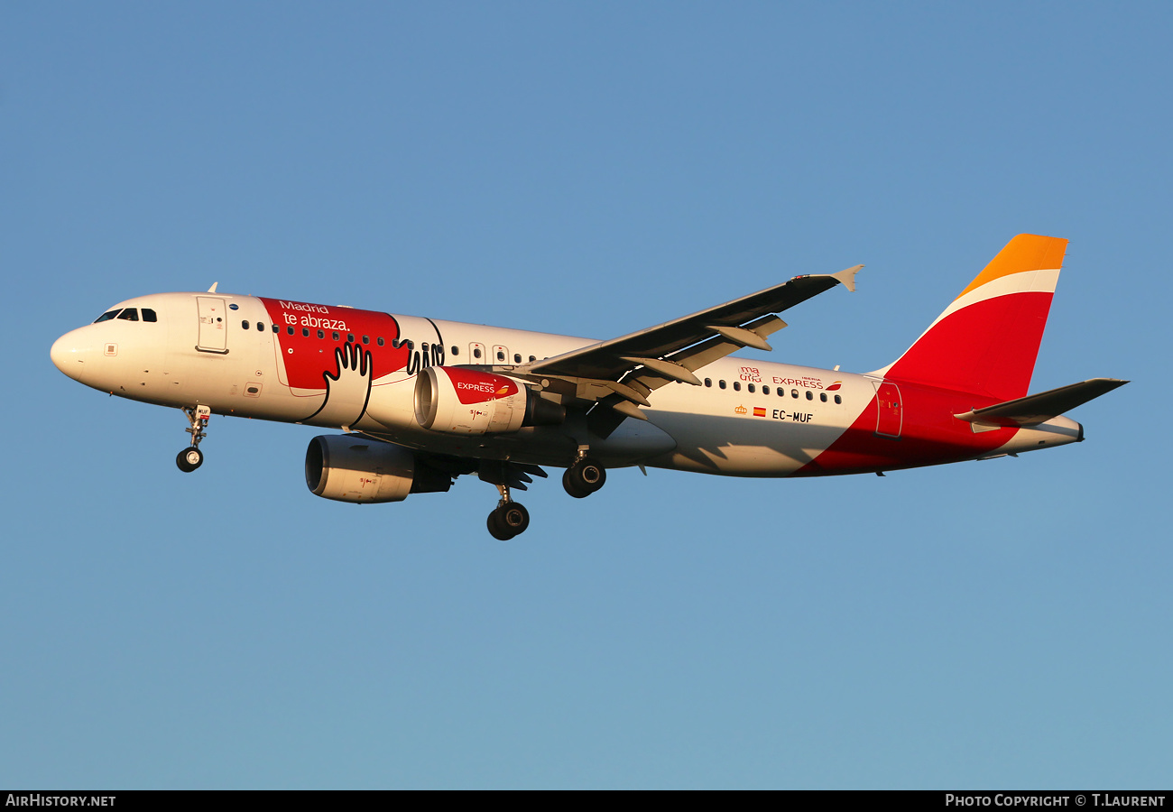 Aircraft Photo of EC-MUF | Airbus A320-214 | Iberia Express | AirHistory.net #377892