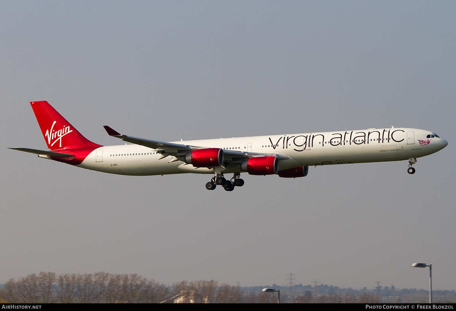 Aircraft Photo of G-VEIL | Airbus A340-642 | Virgin Atlantic Airways | AirHistory.net #377904