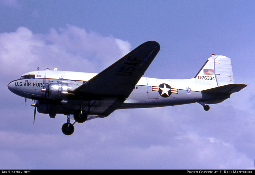 Aircraft Photo of 44-76334 / 0-76334 | Douglas VC-47D Skytrain | USA - Air Force | AirHistory.net #377929