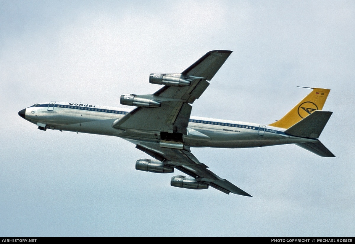 Aircraft Photo of D-ABUG | Boeing 707-330B | Condor Flugdienst | AirHistory.net #377937