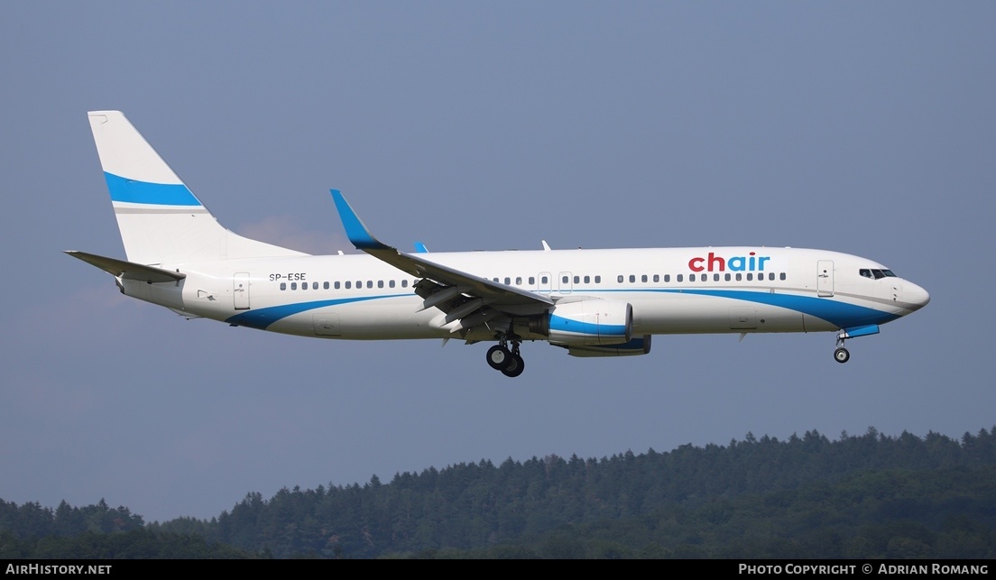 Aircraft Photo of SP-ESE | Boeing 737-8Q8 | Enter Air | AirHistory.net #377942