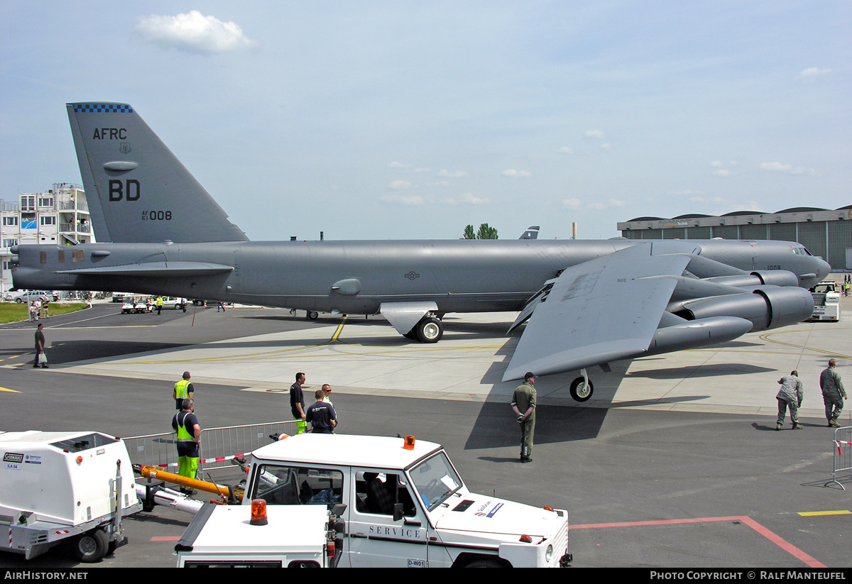 Aircraft Photo of 61-0008 / AF61-008 | Boeing B-52H Stratofortress | USA - Air Force | AirHistory.net #377951