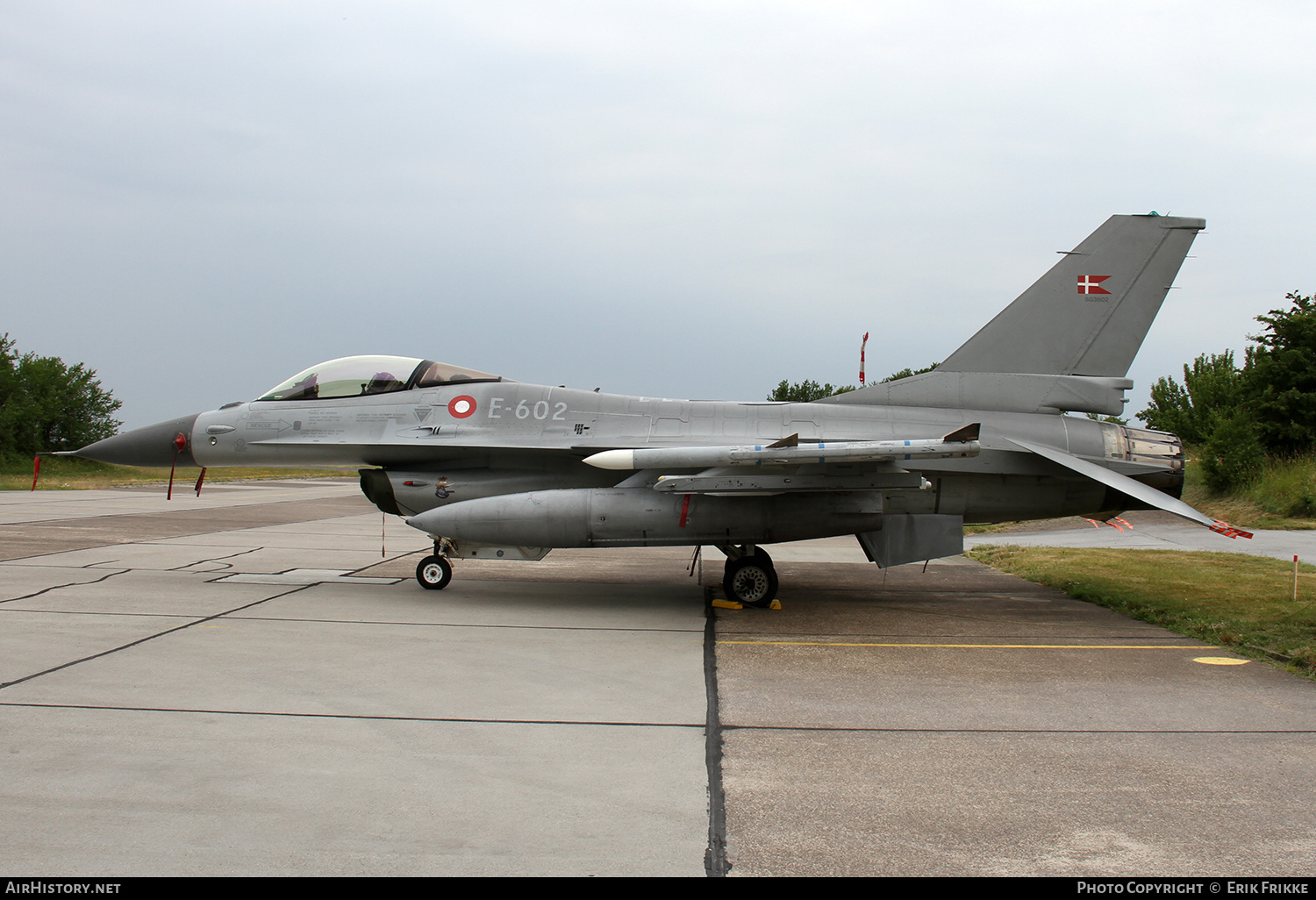 Aircraft Photo of E-602 | General Dynamics F-16AM Fighting Falcon | Denmark - Air Force | AirHistory.net #377953