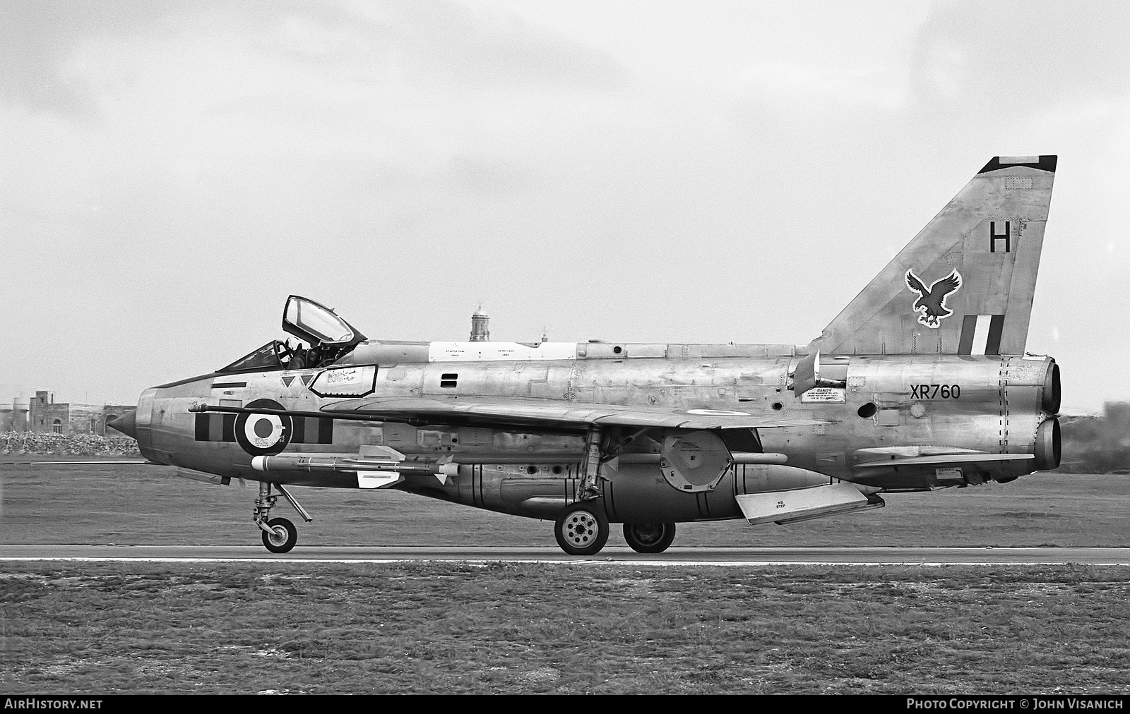 Aircraft Photo of XR760 | English Electric Lightning F6 | UK - Air Force | AirHistory.net #377954